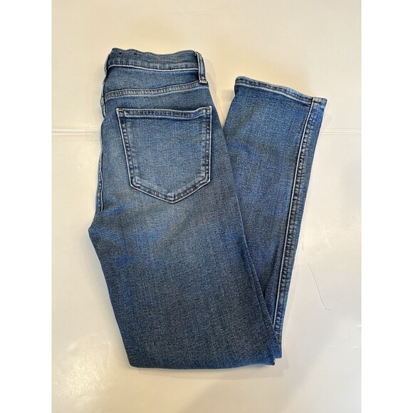 Gap Womens Jeans 0/25 High Rise Vintage Slim Capsule Casual Medium Wash - Picture 1 of 8